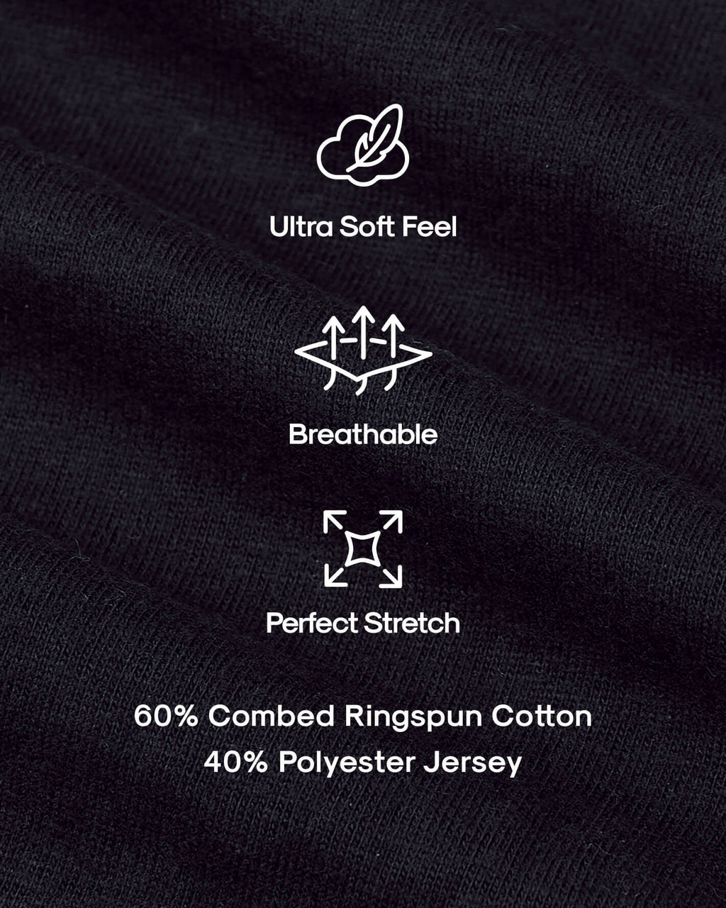 Black Classic Crew Neck 6-Pack