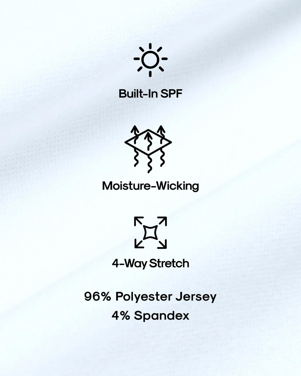 All White Active Crew Neck 6-Pack