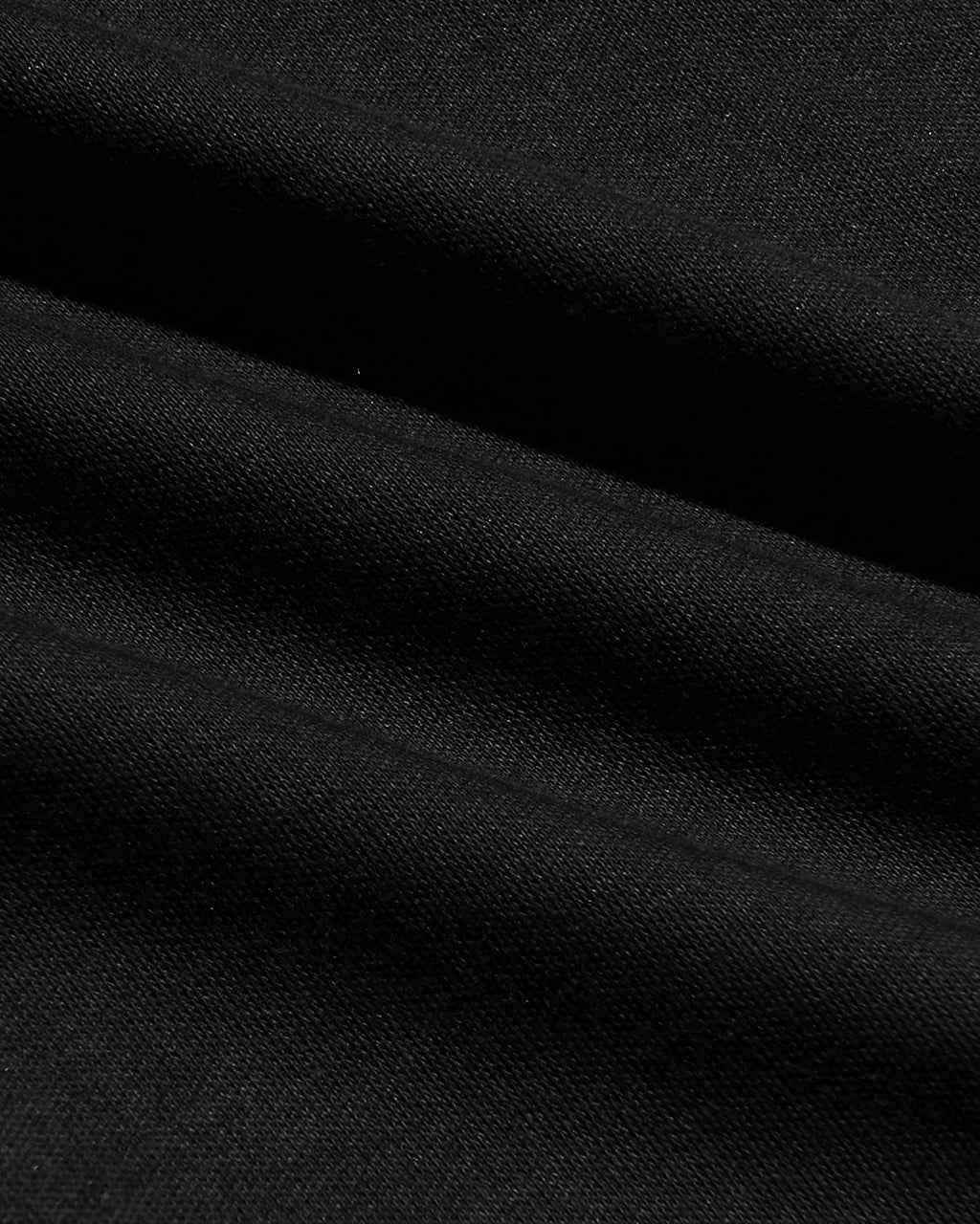 All Black Pima Cotton Blend Crew 7-Pack