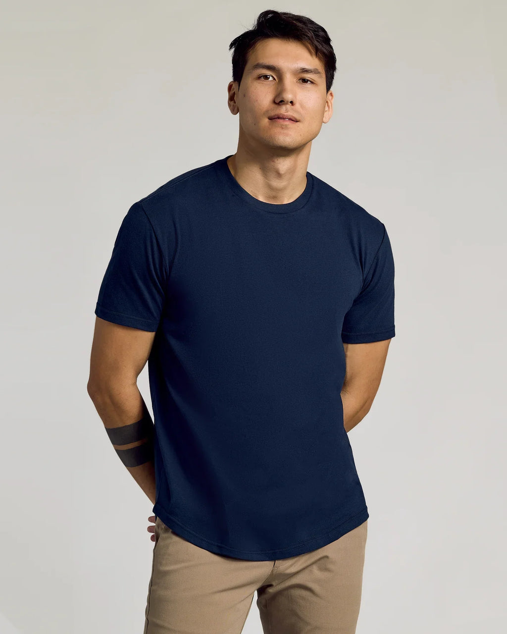 Curved Hem Classic Crew Neck 10-Pack