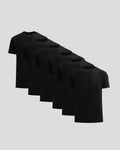 All Black Heavyweight Crew 6-Pack