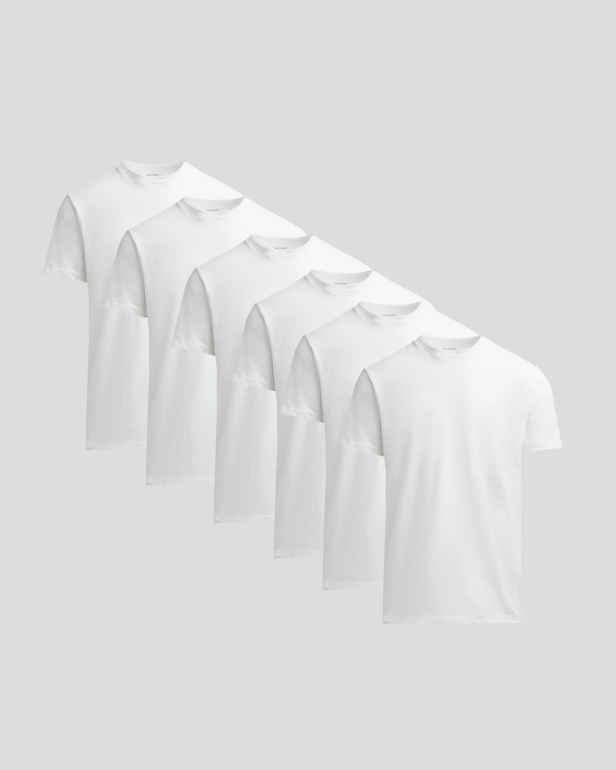 All White Heavyweight Crew 6-Pack