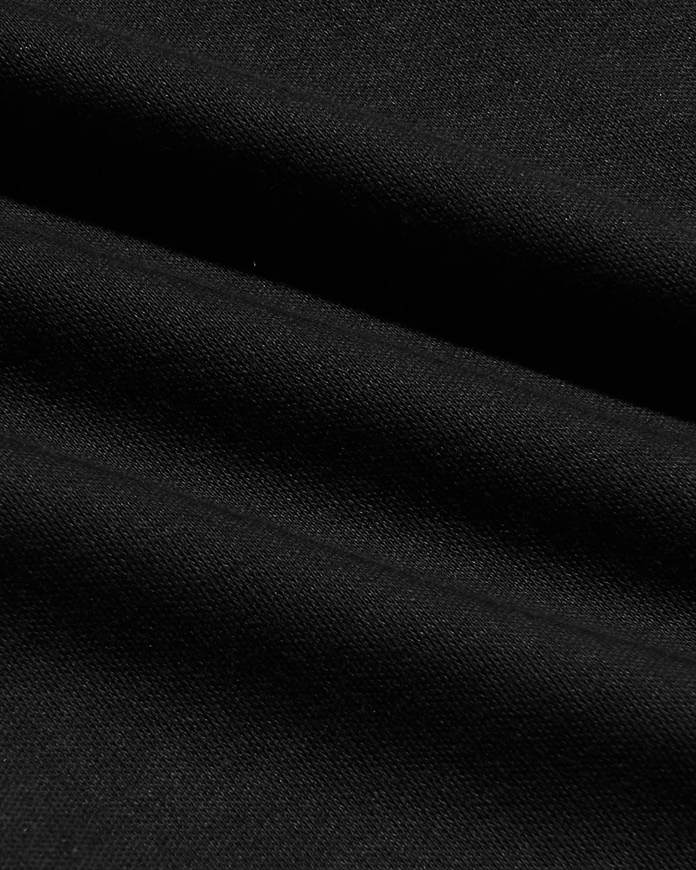 Black Tall Pima Cotton Blend Crew