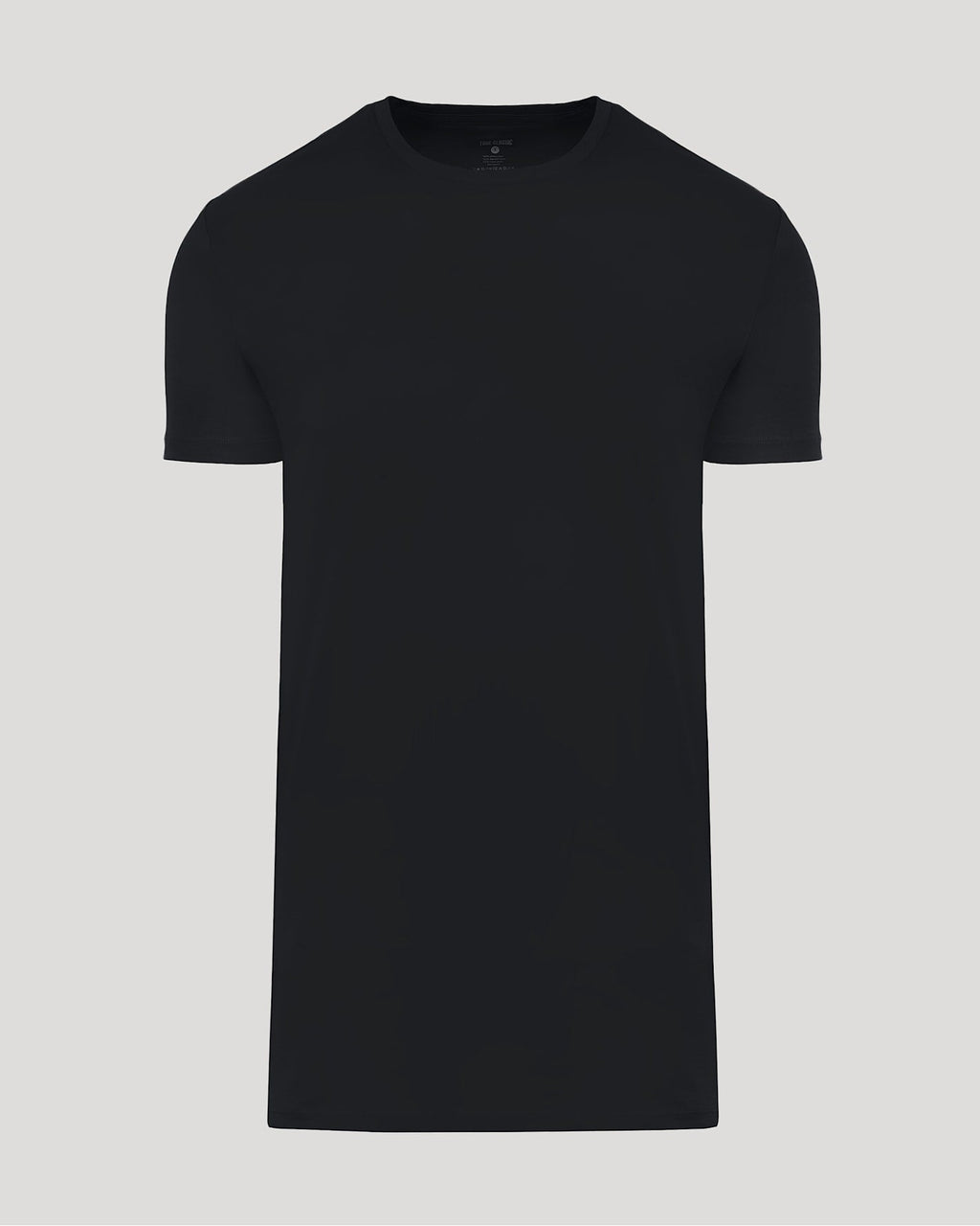 Black Tall Pima Cotton Blend Crew
