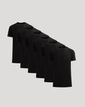 All Black Tall Heavyweight Crew 6-Pack