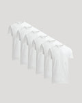 All White Tall Heavyweight Crew 6-Pack