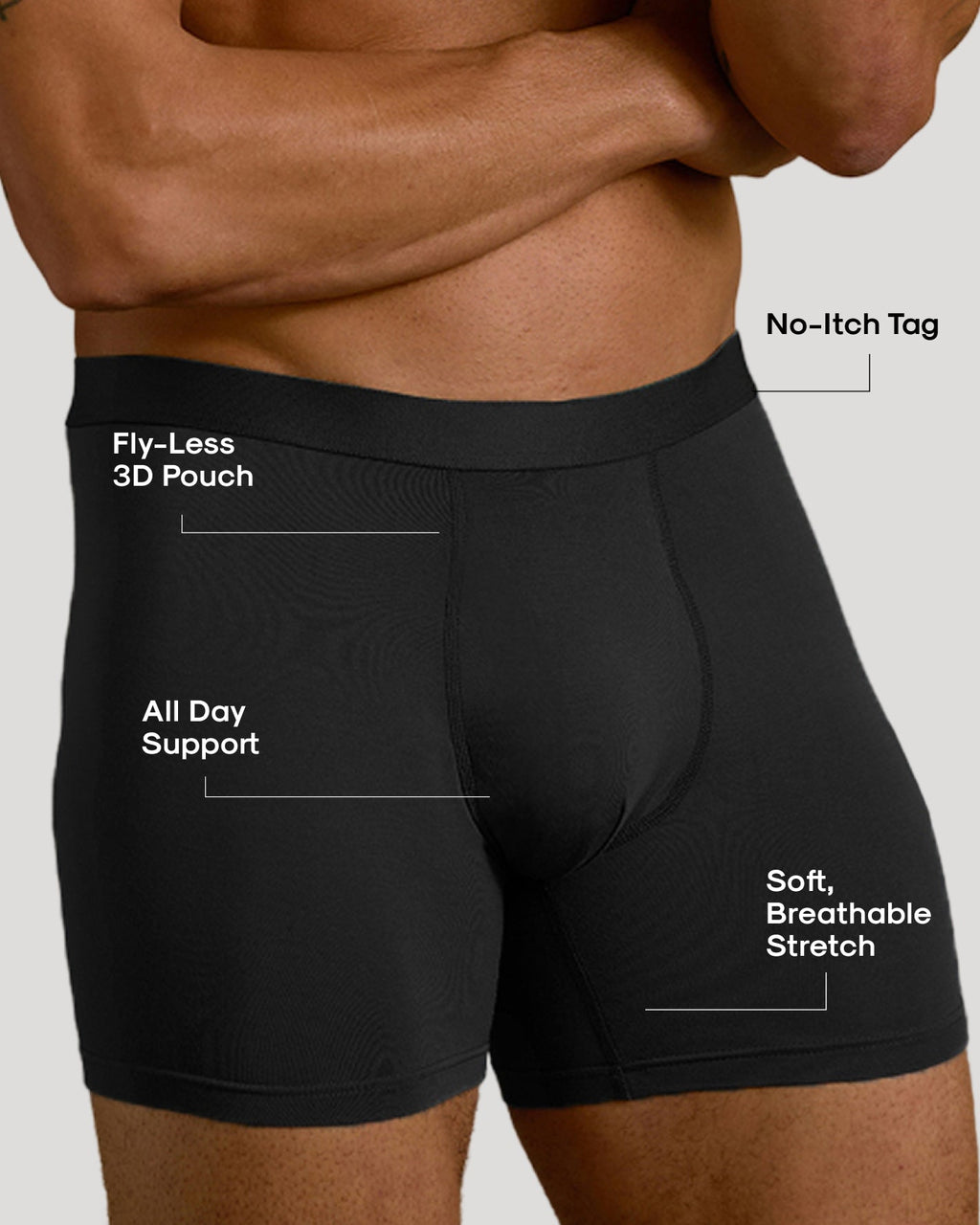 Black Boxer Briefs 12-Pack