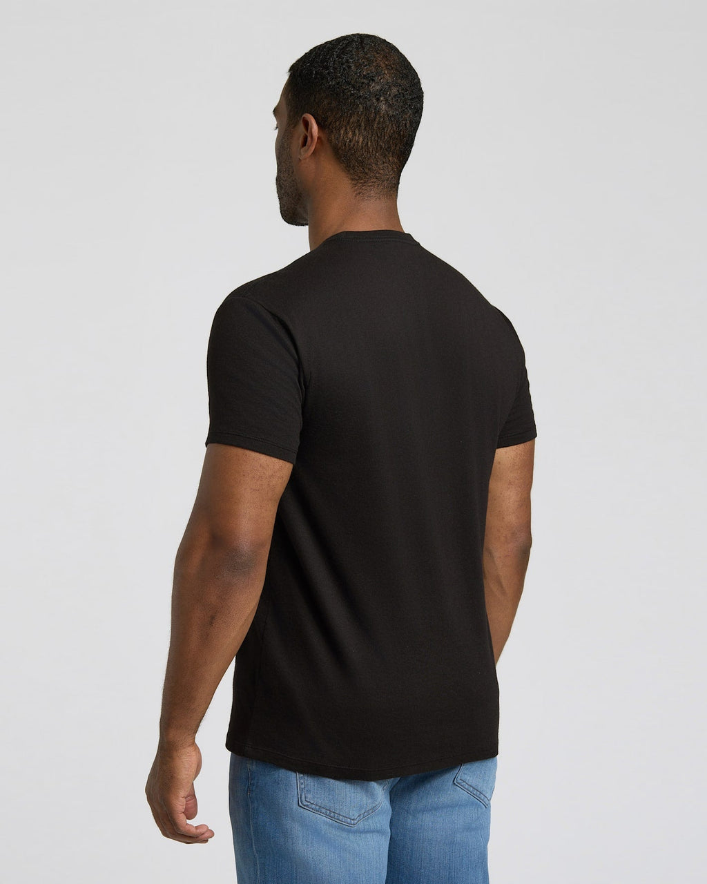 All Black Short Classic Crew Neck 3-Pack