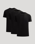 All Black Heavyweight Crew 3-Pack