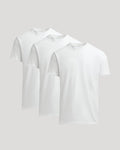 All White Heavyweight Crew 3-Pack