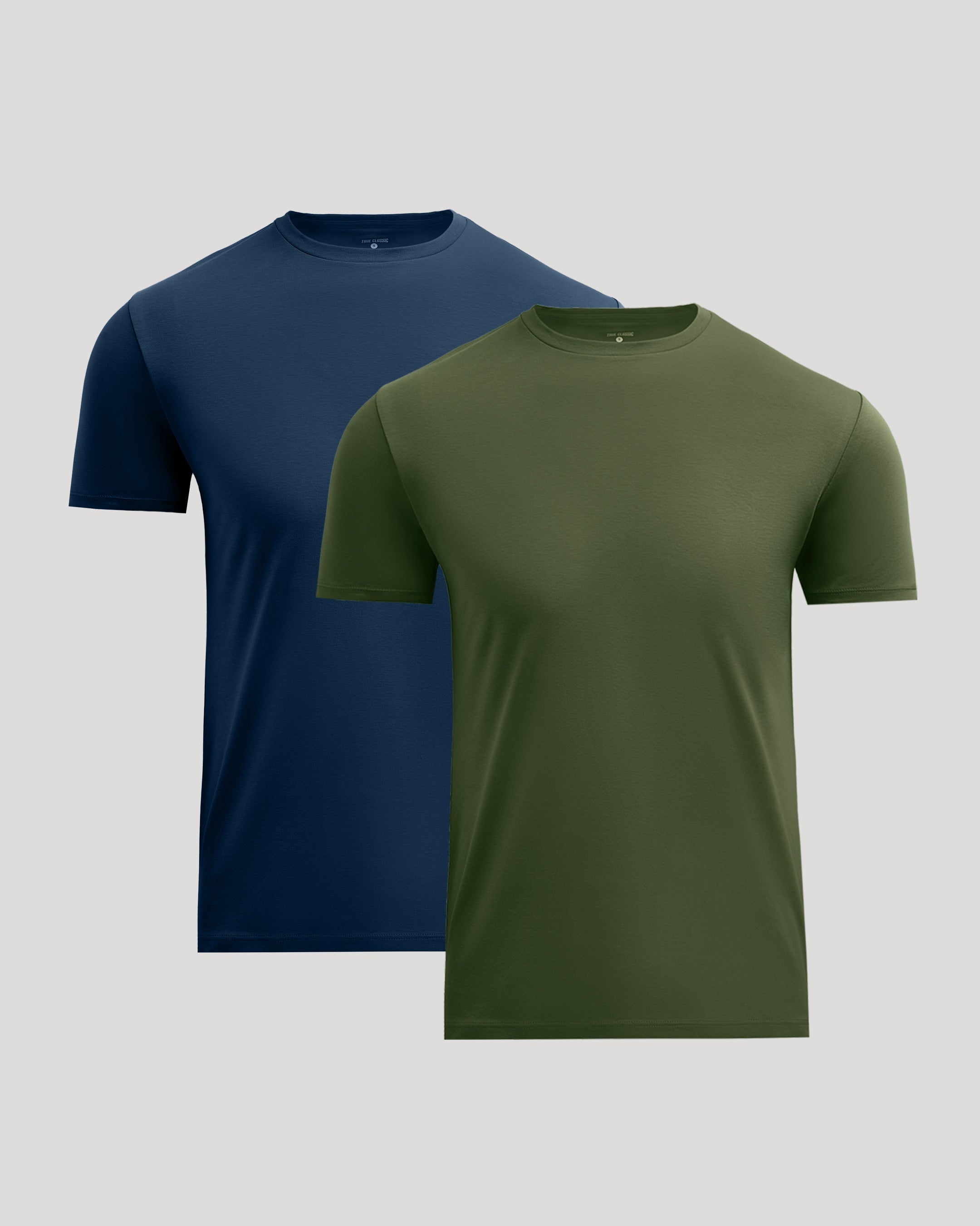 Pima Cotton Blend Crew 2-Pack