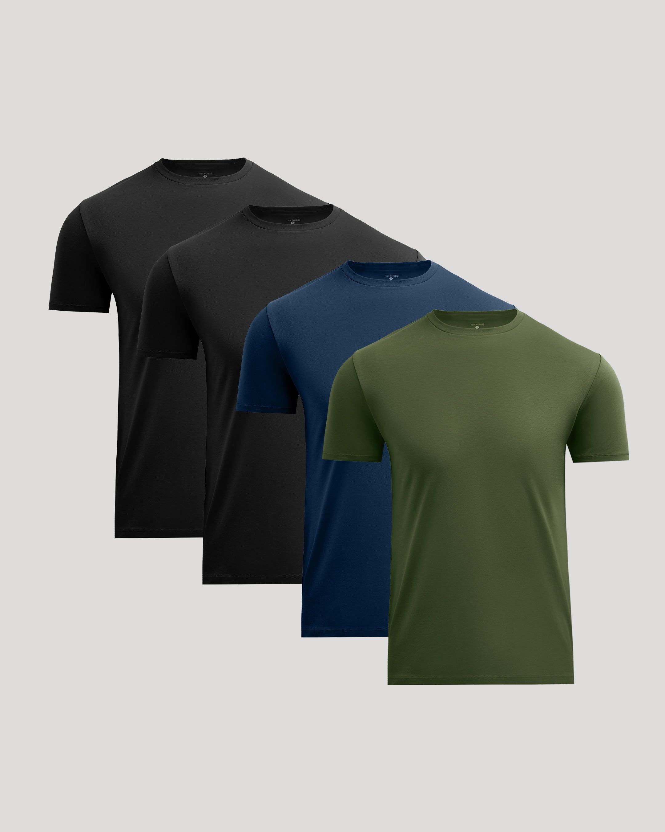 Pima Cotton Blend Crew 4-Pack