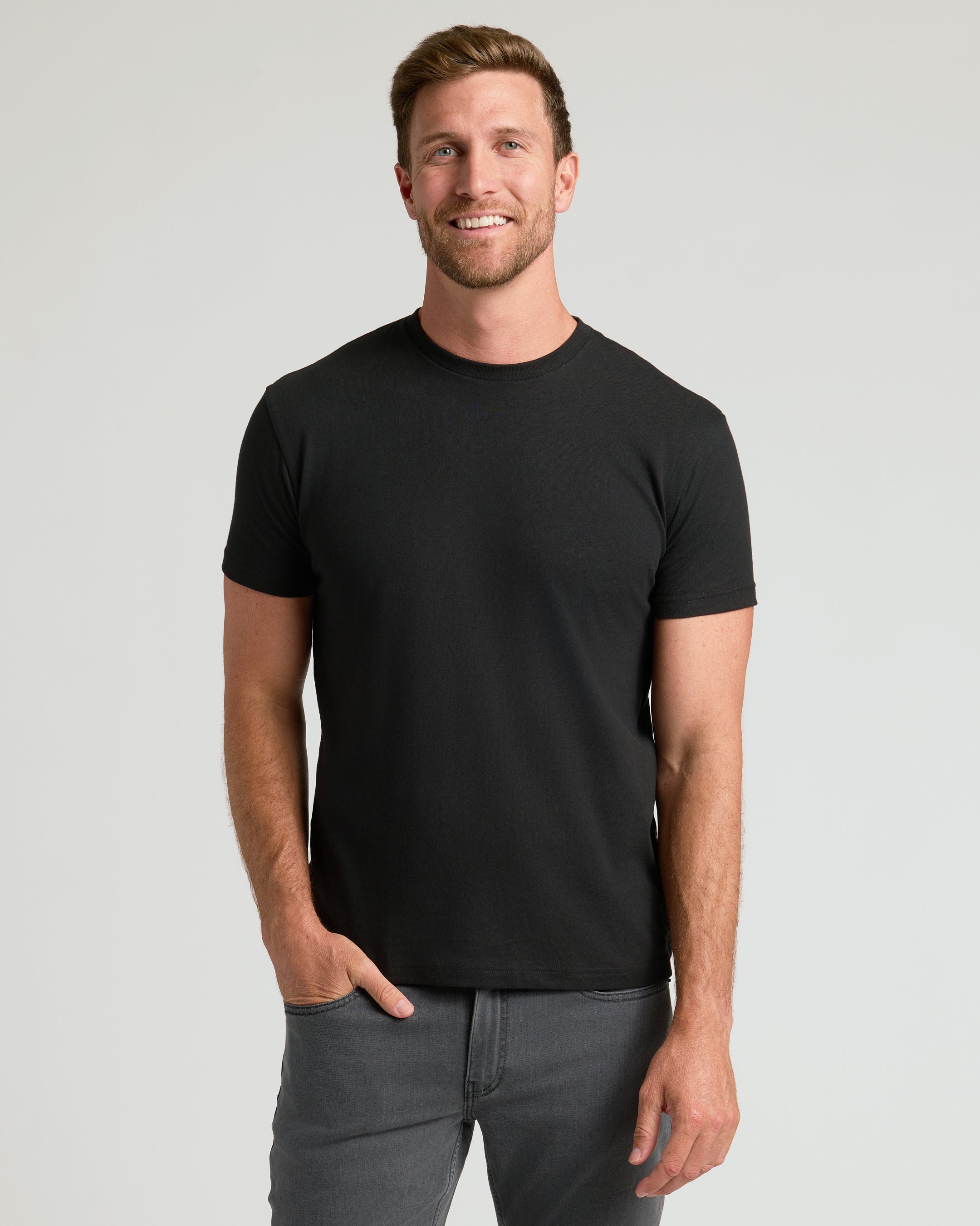 Black & White Classic Crew Neck 6-Pack