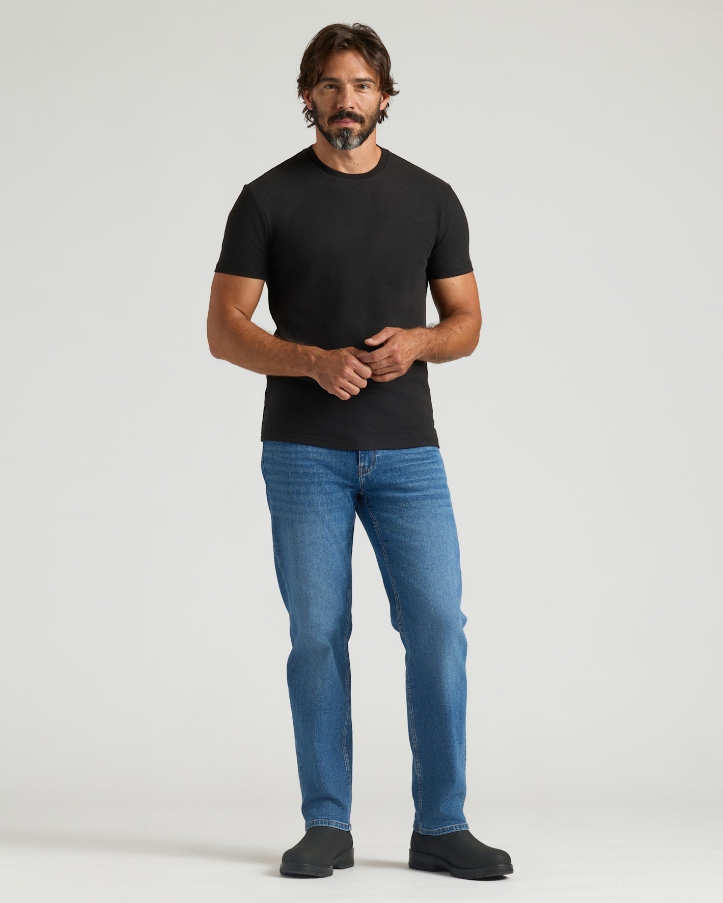 All Black Heavyweight Crew 6-Pack