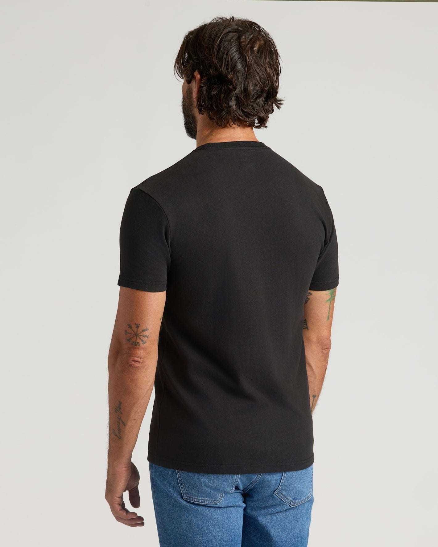 All Black Heavyweight Crew 6-Pack