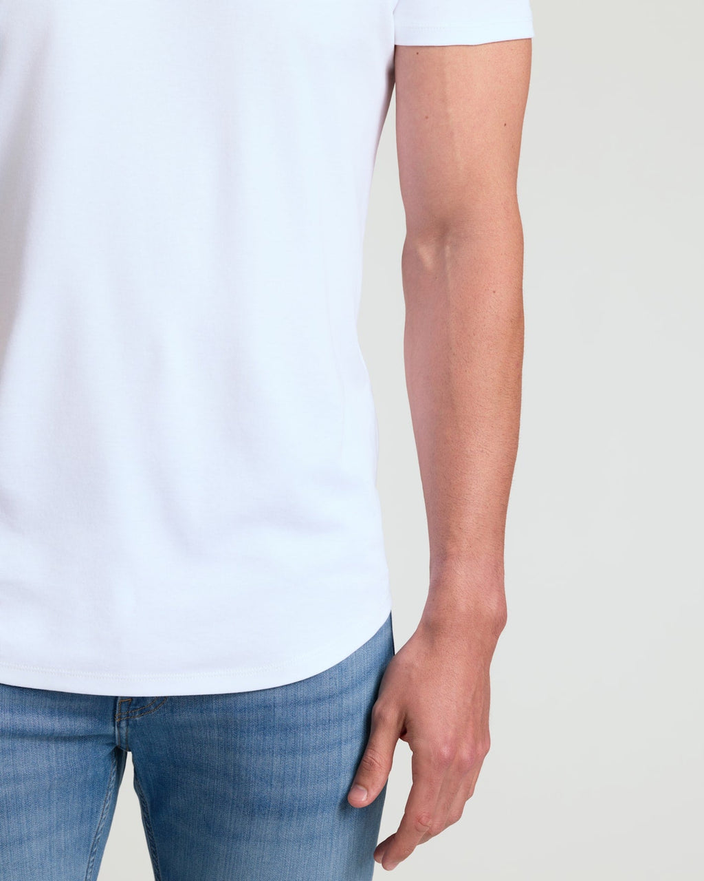 Tall Pima Cotton Blend Curved Hem Crew 7-Pack