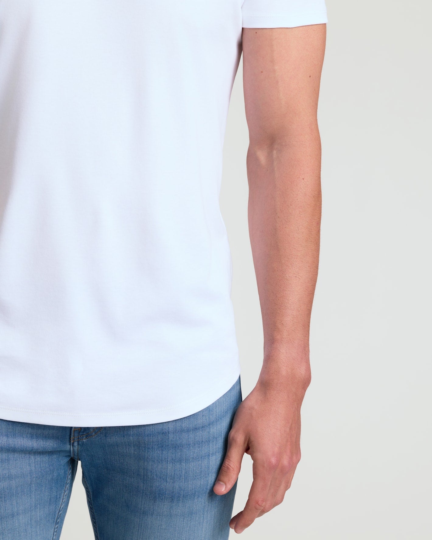 Tall Pima Cotton Blend Curved Hem Crew 7-Pack