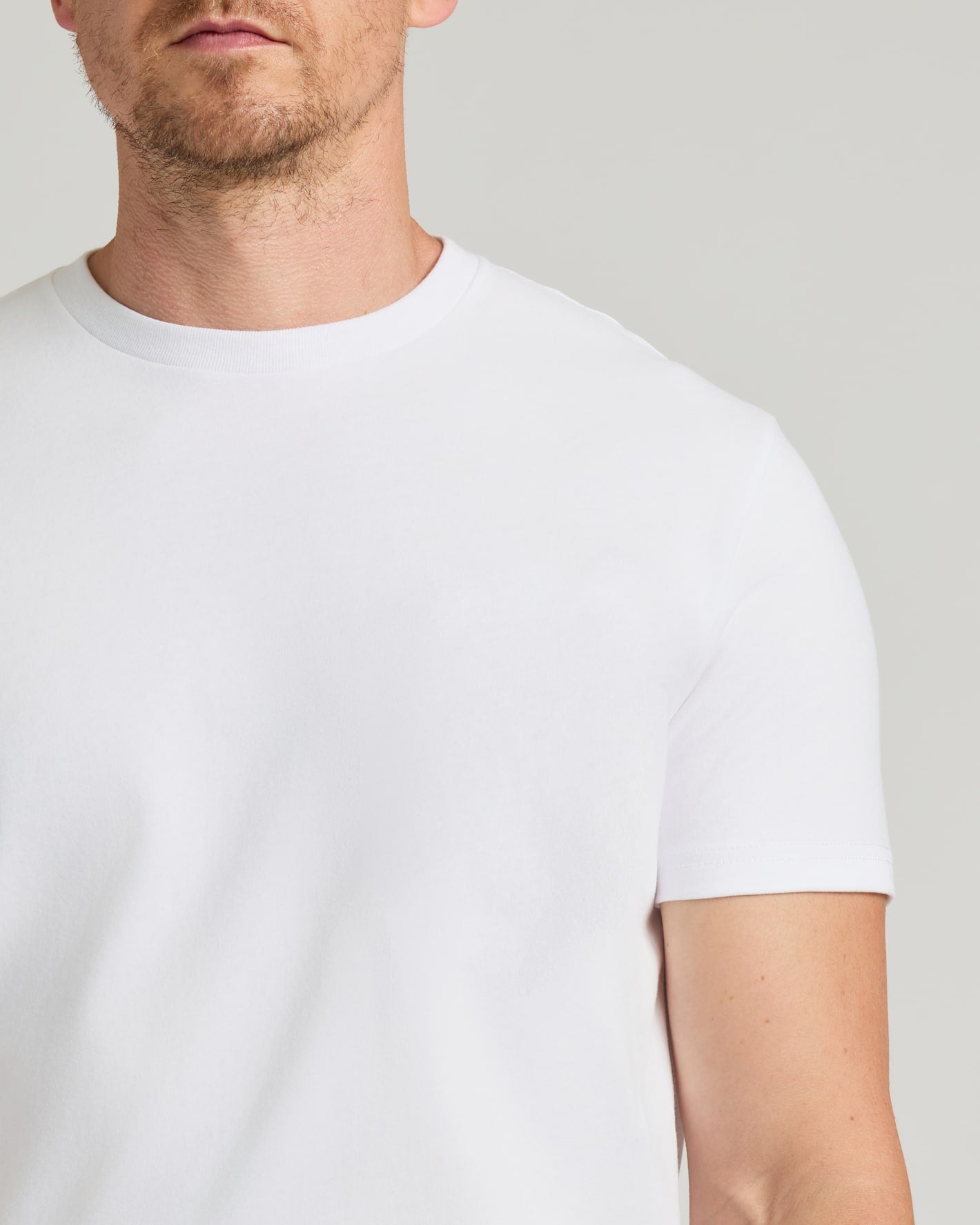 All White Tall Heavyweight Crew 6-Pack