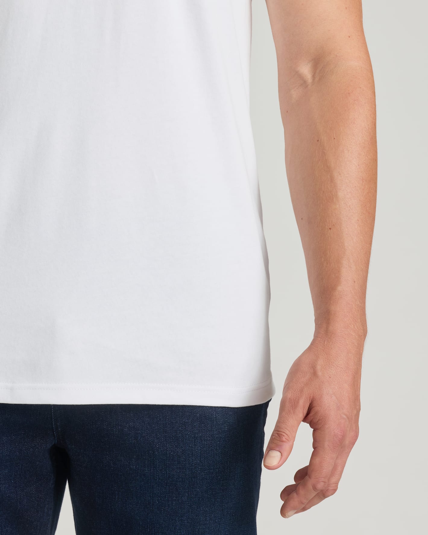 All White Tall Heavyweight Crew 6-Pack
