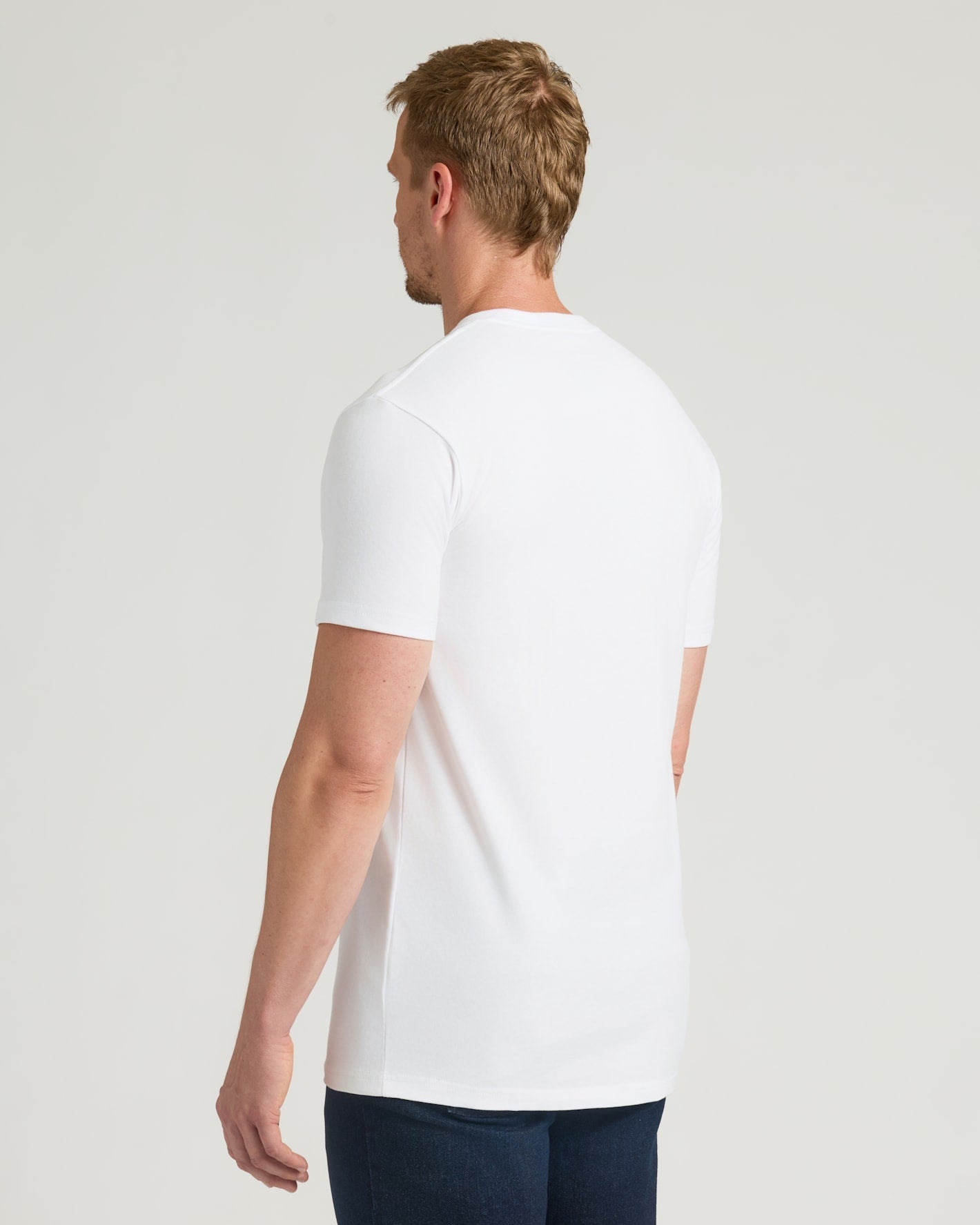 All White Tall Heavyweight Crew 3-Pack