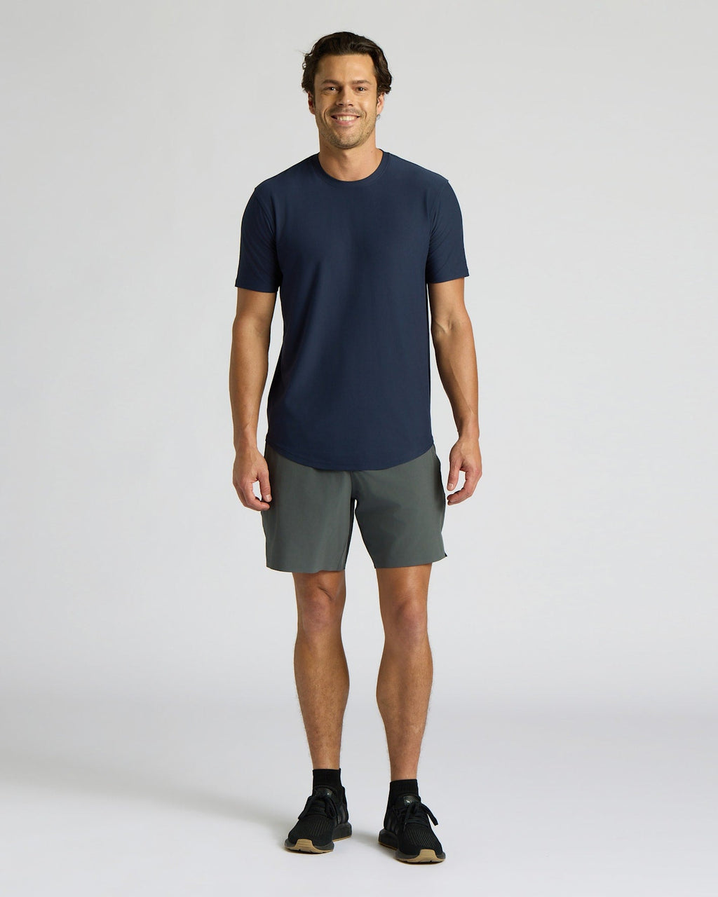 Active Curved Hem Crew 3-Pack