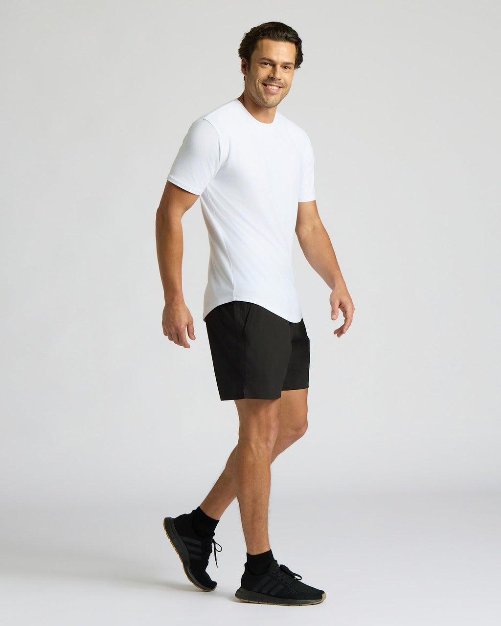 Active Curved Hem Crew 3-Pack