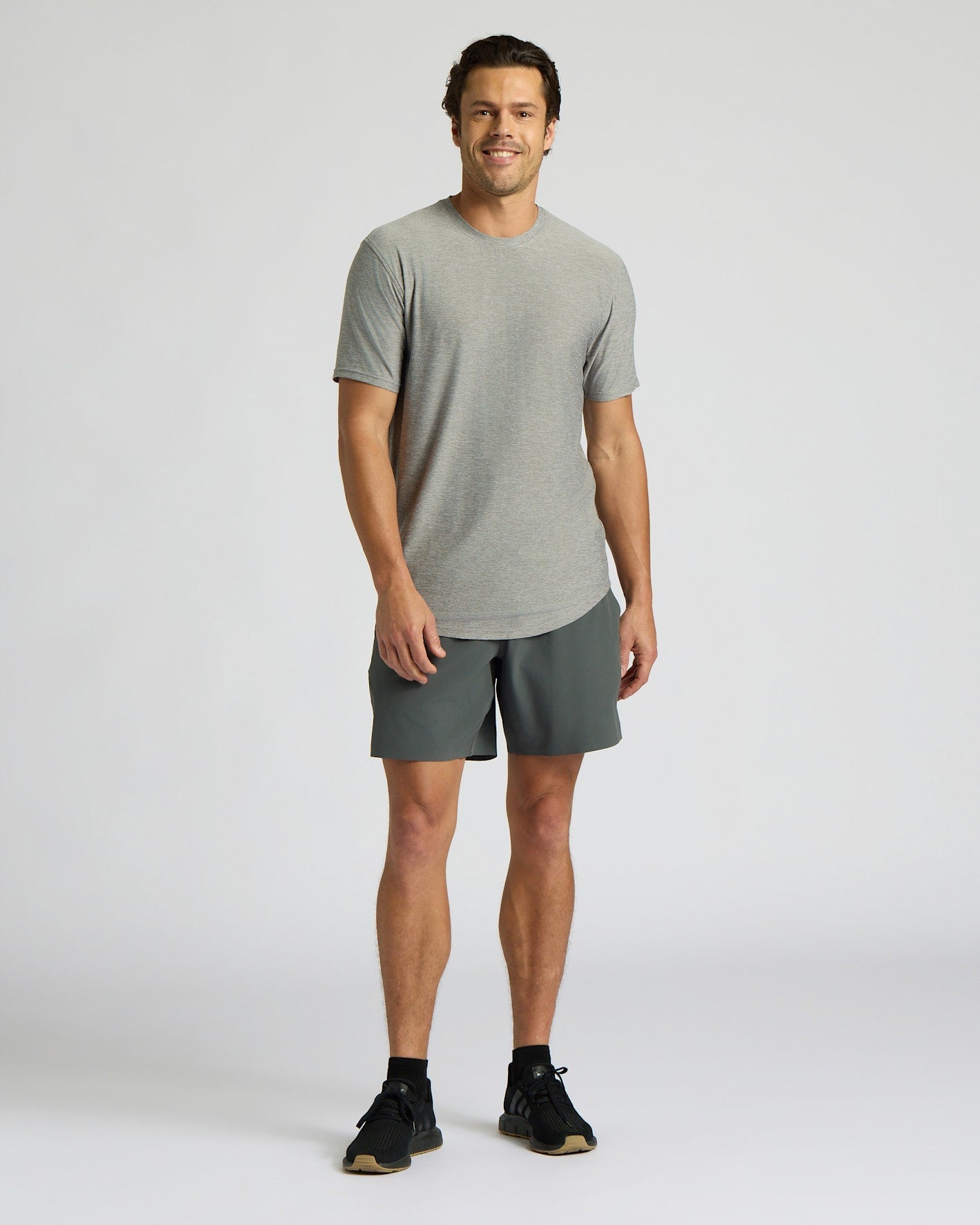 Active Curved Hem Crew 3-Pack