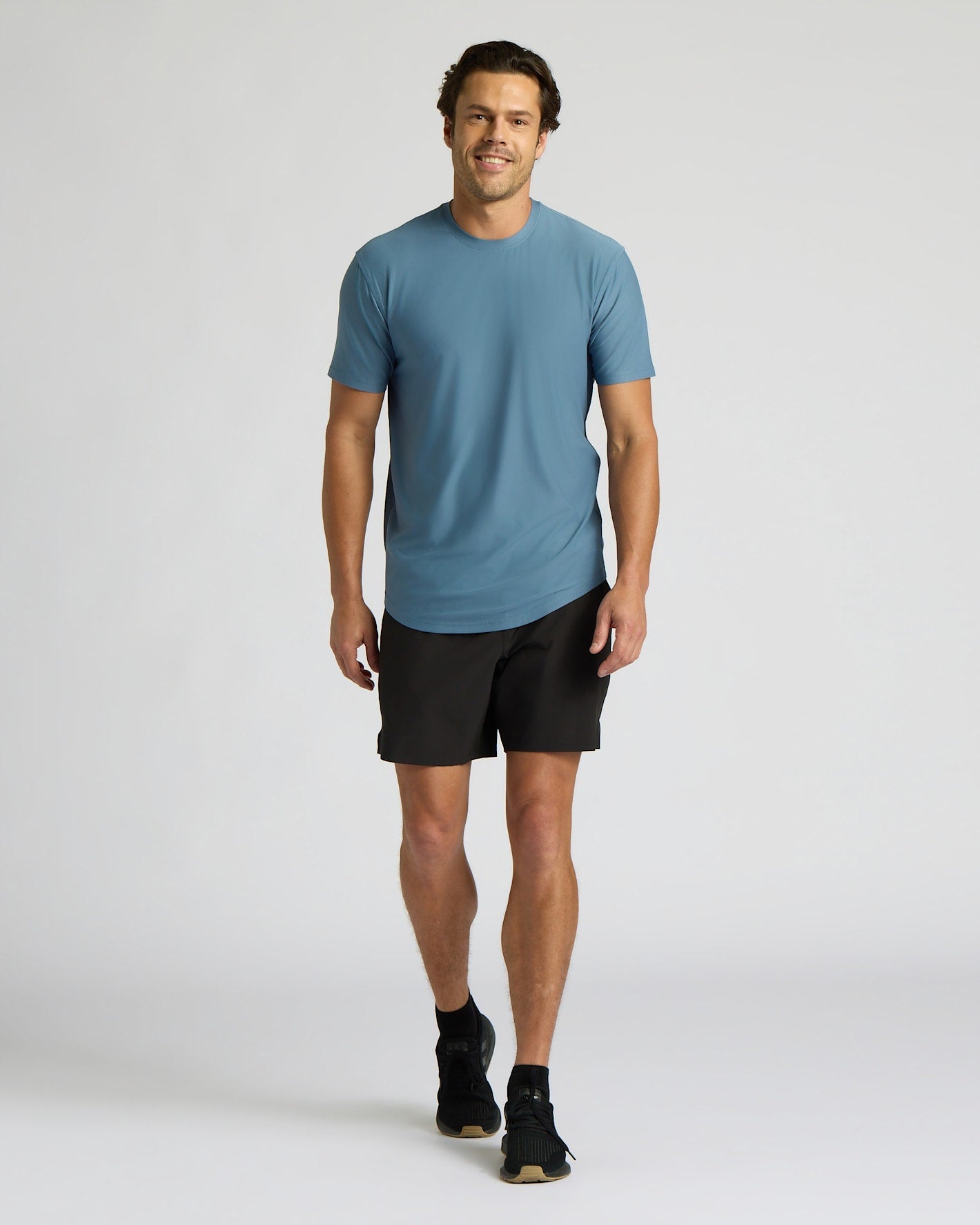 Active Curved Hem Crew 3-Pack