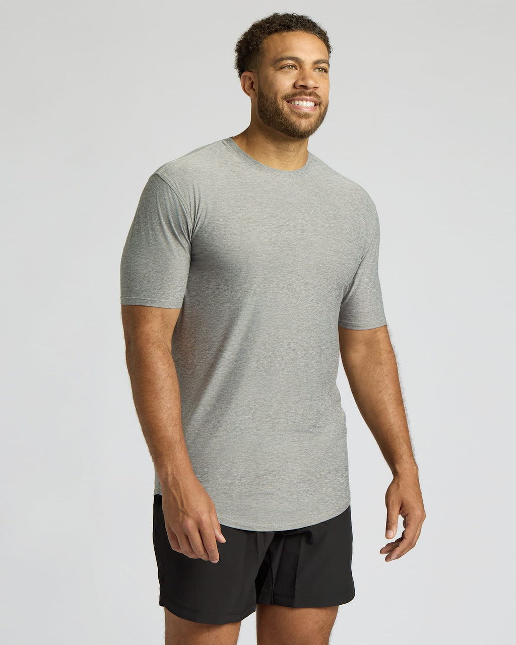 Active Curved Hem Crew 3-Pack