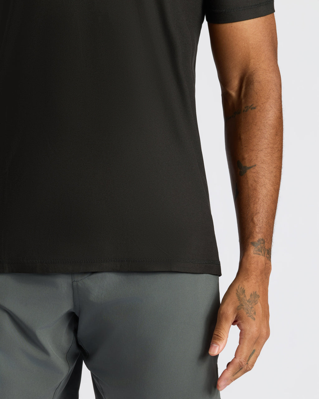 All Black Active Crew 10-Pack