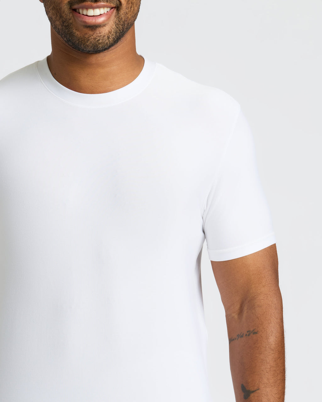 All White Active Crew Neck 6-Pack