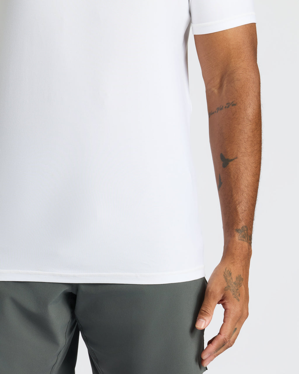 All White Active Crew 10-Pack