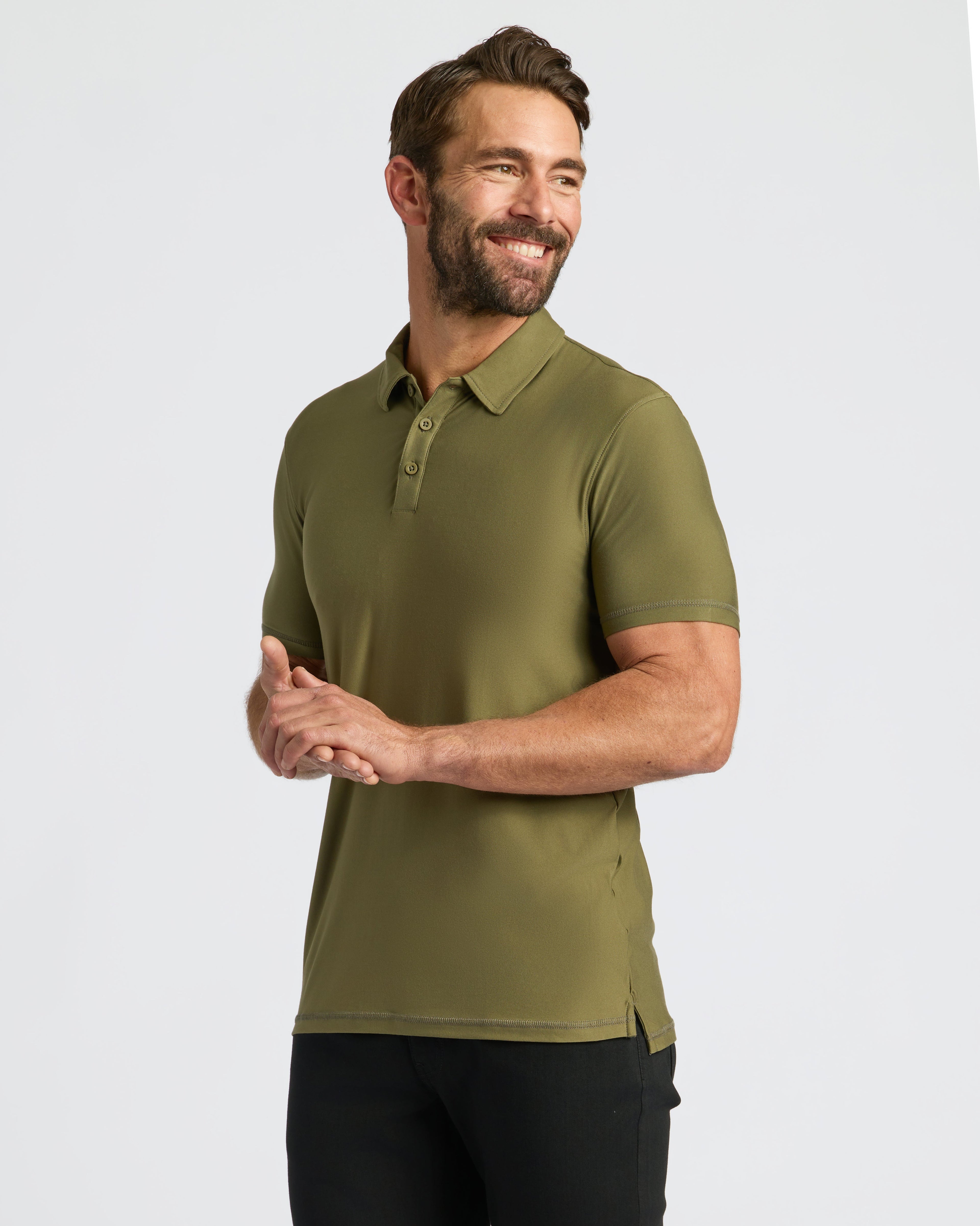 Active Short Sleeve Polo 3-Pack