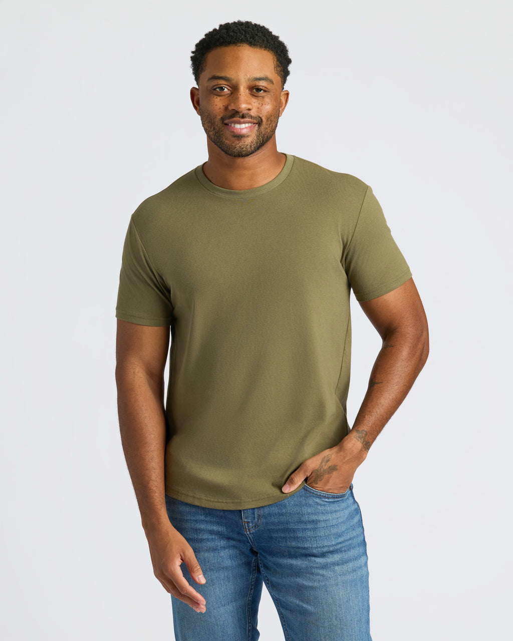 The Staple Curved Hem Classic Crew Neck 6-Pack